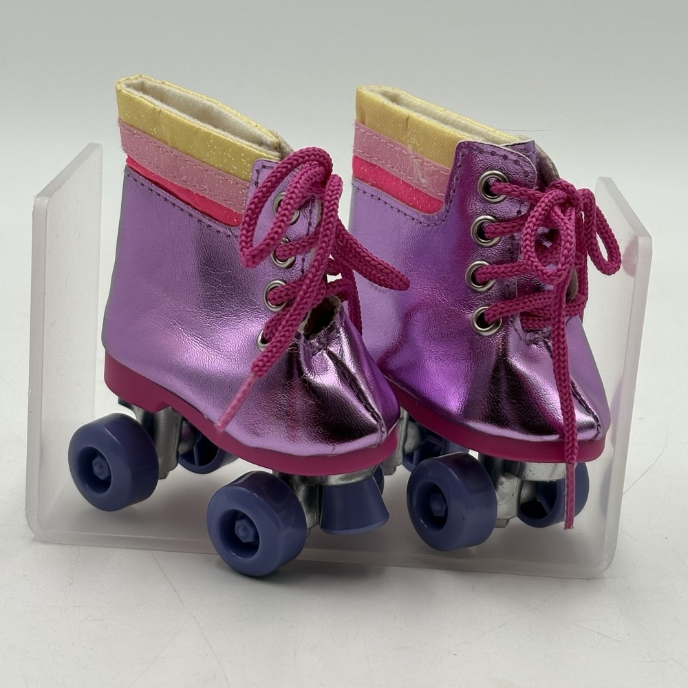 Our Generation Rainbow Rollers‎ Roller Skates for 18" Dolls Fits American Girl